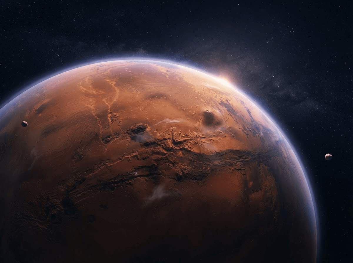 Mars — child-safe 3D illustration