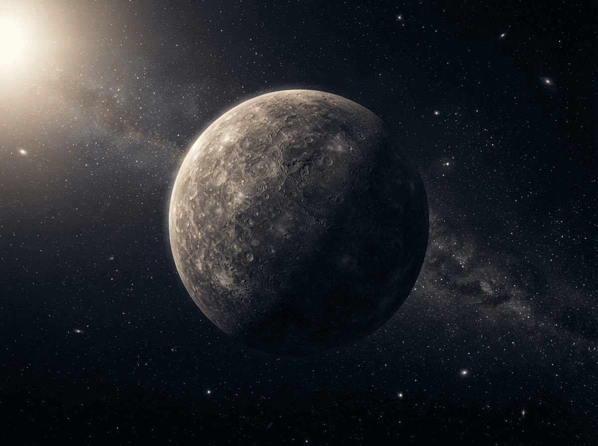 Mercury — child-safe 3D illustration
