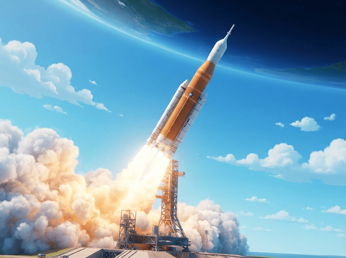 Rockets — child-safe 3D illustration
